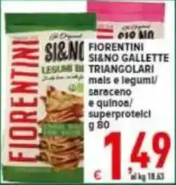 Iper Triscount Fiorentini si&no gallette triangolari offerta