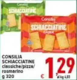 Iper Triscount Consilia schiacciatine offerta