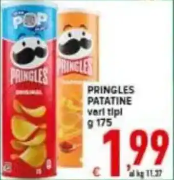 Iper Triscount Pringles patatine offerta