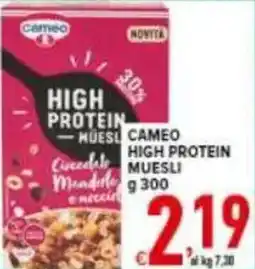 Iper Triscount Cameo high protein muesli offerta