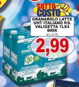 Pewex Granarolo latte UHT italiano p.s. valigetta offerta