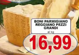 Pewex Boni parmigiano reggiano pezzi grandi offerta
