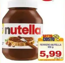 Pewex Ferrero nutella offerta