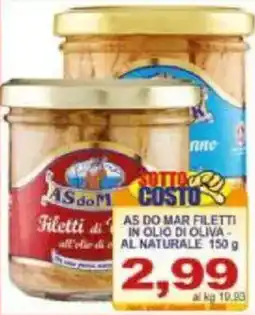 Pewex As do mar filetti in olio di oliva- al naturale offerta