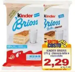 Pewex Kinder brioss offerta