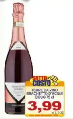 Pewex Terre da vino brachetto d'acqui DOCG offerta
