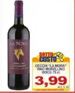 Pewex Cecchi "la mora" vino morellino DOCG offerta