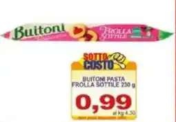 Pewex Buitoni pasta frolla sottile offerta