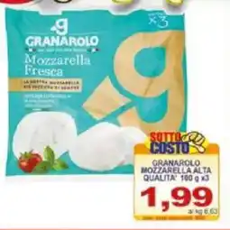 Pewex Granarolo mozzarella alta qualita offerta