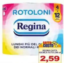 Pewex Regina carta gienica rotoloni x4 offerta