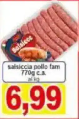 Pewex Salsiccia pollo fam offerta