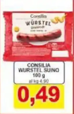 Pewex Consilia wurstel suino offerta