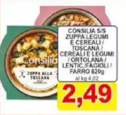 Pewex Consilia s/s zuppa legumi e cereali toscana offerta