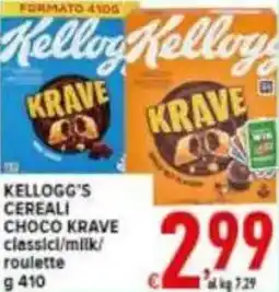 Iper Triscount Kellogg's cereali choco krave offerta