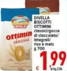 Iper Triscount Divella biscotti ottimini offerta