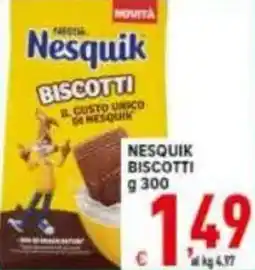Iper Triscount Nesquik biscotti offerta