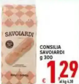 Iper Triscount Consilia savoiardi offerta