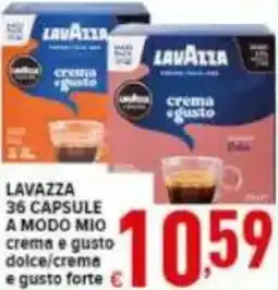 Iper Triscount Lavazza 36 capsule a modo mio offerta