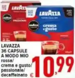 Iper Triscount Lavazza 36 capsule a modo mio offerta