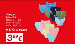 KiK Slip per bambini offerta