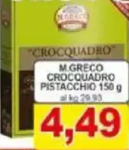 Pewex M.greco crocquadro pistacchio offerta