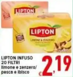 Iper Triscount Lipton infuso 20 filtri offerta