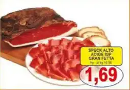 Pewex Speck alto adige IGP gran fetta offerta