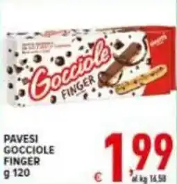 Iper Triscount Pavesi gocciole finger offerta