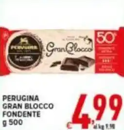 Iper Triscount Perugina gran blocco fondente offerta