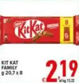Iper Triscount Kit kat family offerta