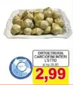 Pewex Ortoetruria carciofini interi l'etto offerta