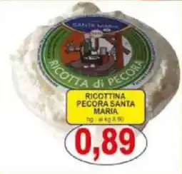 Pewex Ricottina pecora SANTA MARIA offerta