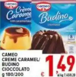 Iper Triscount Cameo creme caramel/budino cioccolato offerta
