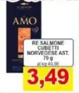 Pewex Re salmone cubetti norvegese ast. offerta