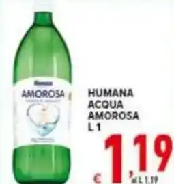 Iper Triscount Humana acqua amorosa offerta