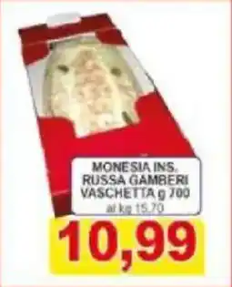 Pewex Monesia ins russa gamberi vaschetta offerta