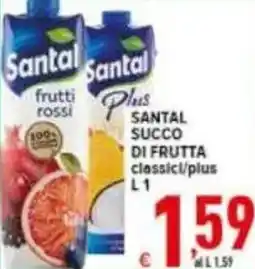 Iper Triscount Santal succo di frutta offerta