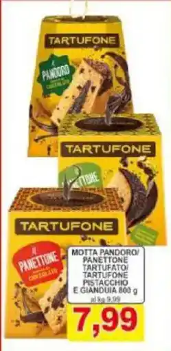 Pewex Motta pandoro/ panettone tartufato tartufone pistacchio e gianduia offerta