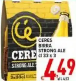 Iper Triscount Ceres birra strong ale offerta