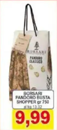 Pewex Borsari pandoro busta shopper offerta