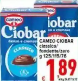 Iper Triscount Cameo ciobar offerta