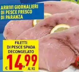 Iper Triscount Arrivi giornalieri di pesce fresco di paranza offerta