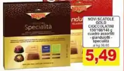 Pewex Novi scatole gold cioccolatini offerta