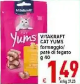 Iper Triscount Vitakraft cat yums offerta