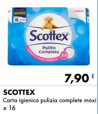 SCOTTEX Carta igienica pulizia complete maxi x16