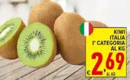 Iper Triscount Kiwi italia 1° categoria offerta