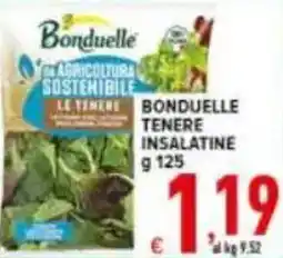 Iper Triscount Bonduelle tenere insalatine offerta