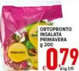 Iper Triscount Ortopronto insalata primavera offerta