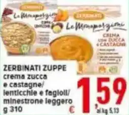 Iper Triscount Zerbinati zuppe offerta