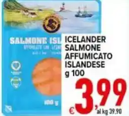 Iper Triscount Icelander salmone affumicato islandese offerta